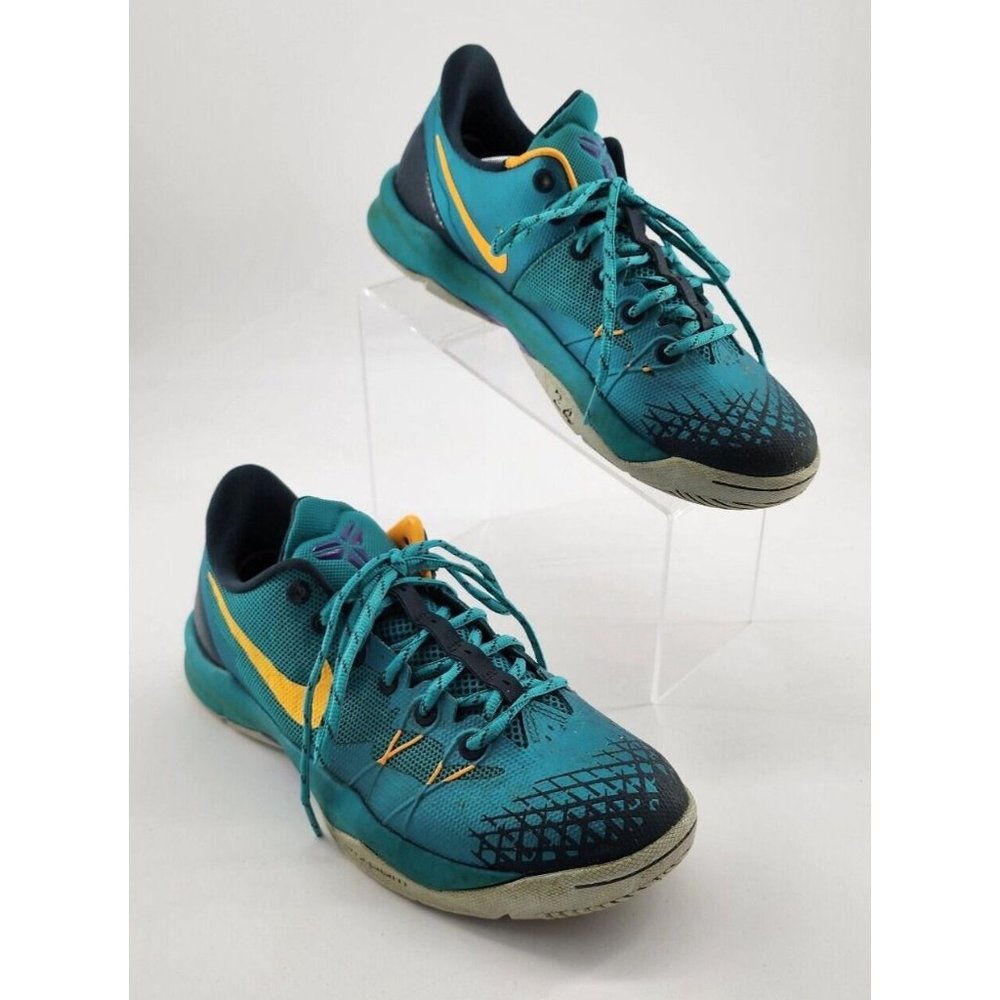 Nike Zoom Kobe Venomenon Blue/Green Men's Lace Up Sneakers Shoes 635578-302 Sz 9